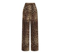 Dolce & Gabbana - Pantaloni a gamba larga - - Trousers - Donna - Marrone - S