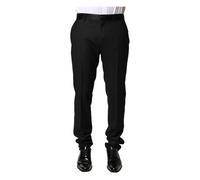 Dolce & Gabbana - Pantaloni Eleganti a Vita Media - - Trousers - Uomo - Nero - S
