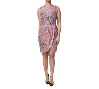Dolce & Gabbana Pink Floral Lace Sleeveless Sheath Dress - IT40|S