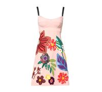 Dolce & Gabbana Pink Floral Print Spaghetti Strap Mini Dress - IT40|S