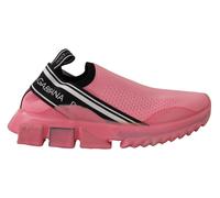 Dolce & Gabbana Pink Low Top Slip On Casual Sorrento Sneakers - EU35.5/US5