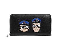 Dolce & Gabbana - Portafoglio uomo in pelle nera con zip - - Accessories - Uomo - Nero - ONE SIZE
