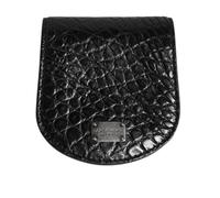 DOLCE & GABBANA Portamonete Porta Preservativi Tasca Portafoglio Nero Pelle E...