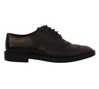 Dolce & Gabbana Purple Leather Oxford Wingtip Formal Shoes - EU41/US8