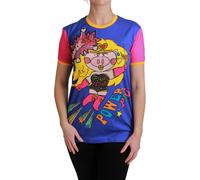 Dolce & Gabbana Purple PIG SUPERGIRL Top Cotton T-shirt - IT46|XL