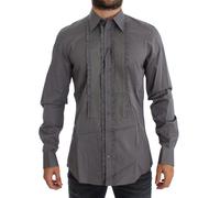 Dolce & Gabbana Purple Torero GOLD Slim Fit Dress Shirt - 40