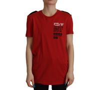 Dolce & Gabbana Red Amor Vincit Omnia Crewneck T-shirt - IT44|L