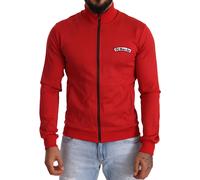 Dolce & Gabbana Red DG Motor Club Zipper Stretch Sweater - IT44 | XS