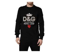 Dolce & Gabbana - Royal Love Sweatshirt - - Sweatshirts & Hoodies - Uomo - Nero - M