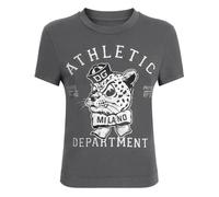 Dolce & Gabbana - S9000 Variante Abbinata T-shirt - - Tops - Donna - Grigio - M