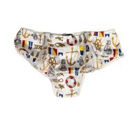 Dolce & Gabbana - Sailor Print Polyester Bottoms - - Underwear - Donna - Multicolore - S