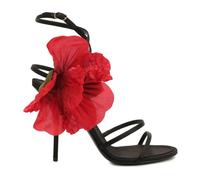 Dolce & Gabbana - Sandali Keira con Fiori Applicati - - Shoes - Donna - Nero - 36 1/2 EU