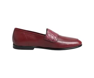 Dolce & Gabbana - Scarpe Formali in Pelle Bordeaux - - Shoes - Uomo - Marrone - 44 EU
