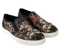 DOLCE & GABBANA Scarpe Mocassini in pelle leopardata #dgfamily EU35 / US4,5...