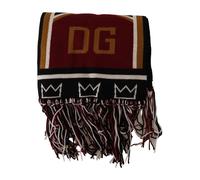 Dolce & Gabbana - Sciarpa in maglia con logo DG - - Accessories - Uomo - Multicolore - ONE SIZE
