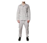 Dolce & Gabbana - Set pigiama uomo a righe in cotone - - Nightwear & Lounge - Uomo - Bianco - S