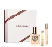 DOLCE & GABBANA Set Regalo Devotion Beauty con Trucco, Cofanetto Lusso con Profumo e Cosmetici, Edizione Limitata