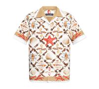 Dolce & Gabbana, ,Shirts ,Uomo ,Multicolore ,XL Camicia con motivo a conchiglia