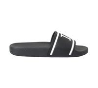 Dolce & Gabbana, ,Shoes ,Donna ,Nero ,36 EU Sandali Slide in pelle nera I Love D&G