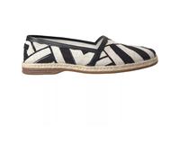 Dolce & Gabbana, ,Shoes ,Uomo ,Nero ,42 EU Espadrillas in Tela a Righe