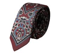 Dolce & Gabbana - Sicilian Western Tie - -Accessories -Uomo -Rosso -ONE SIZE