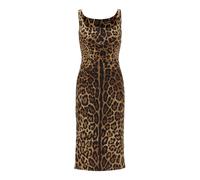 Dolce & Gabbana - Silk charmeuse dress - - Dresses - Donna - Marrone - L