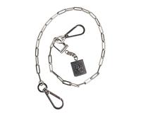 Dolce & Gabbana Silver Tone Metal Chain DG Charm Belt Keychain