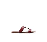 Dolce & Gabbana - Slides con un'applicazione a forma di logo - - Shoes - Donna - Rosso - 39 EU