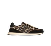 Dolce & Gabbana - Sneakers con stampa Leo - - Shoes - Donna - Marrone - 40 EU