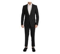 Dolce & Gabbana - Stupendo Abito Due Pezzi in Glitter Nero - - Suits - Uomo - Nero - M