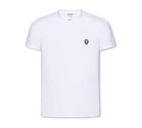 Dolce & Gabbana - T-shirt con patch logo Emblem and Laurel - - Tops - Uomo - Bianco - S