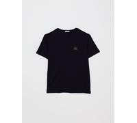 DOLCE & GABBANA T-shirt in cotone con placca metallica 4 Blue