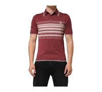 Dolce & Gabbana - T-shirt Polo in Cotone a Righe - - Tops - Uomo - Rosso - L