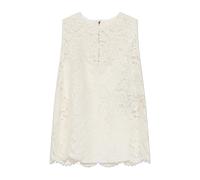 Dolce & Gabbana - Top senza maniche in pizzo - - Tops - Donna - Bianco - S
