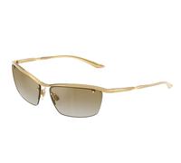 Dolce & Gabbana Unisex DG2307 02/6E Occhiali da sole Metallo Oro Marrone Squadrata Specchiate