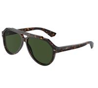 Dolce & Gabbana Uomo DG4452 502/71 Occhiali da sole Acetato Tartaruga Verde Pilot Normale