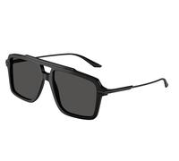 Dolce & Gabbana Uomo DG4477 252587 Occhiali da sole Acetato Nero Grigio Pilot Normale