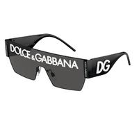 Dolce & Gabbana Uomo Dolce & Gabbana DG2233 01/87 Occhiali da sole Metallo Nero Grigio Cat Eye Normale Sfumato