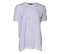 Dolce & Gabbana White Cotton Goodluck 2022 Crew Neck T-shirt - IT46|XL