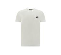 Dolce & Gabbana White Cotton T-Shirt - IT48 | M