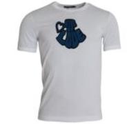 Dolce & Gabbana White King Of Love Round Neck Short Sleeves T-shirt - IT46 | S