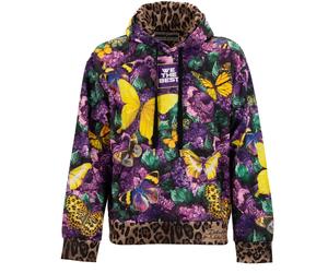 DOLCE & GABBANA x DJ KHALED Felpa Hoody Flamingo Zebra Pullover Blu Pink 11362