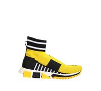 Dolce & Gabbana Yellow Black Sorrento Socks Sneakers Shoes - EU40/US9.5