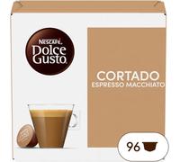 DOLCE GUSTO Cortado Espresso Macchiato Caffè, 6 Confezioni Da 16 Capsule (96 Cap