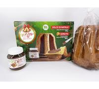 Dolce Incanto Set Natalizio Con Pandoro Senza Zuccheri 650g E Crema Proteica GoNuts 350g Senza Olio Di Palma Ideale Per Colazioni Fit, Regalo Salutare E Dolcezza Leggera Natalizia