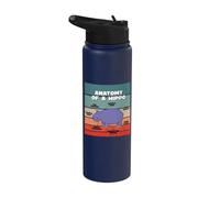 Dolce Ippopotamo Spiegazione Anatomia di uno zoo di Hippo Stainless Steel Insulated Water Bottle