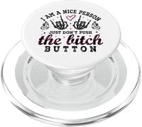 Dolce ma innescato Sono una brava persona, non premere il pulsante PopSockets PopGrip per MagSafe