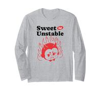 Dolce ma instabile (Grafica Piccolo Diavolo) Maglia a Manica