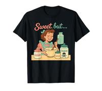 Dolce Ma Psico Retrò Scuro Umorismo Vintage Maglietta