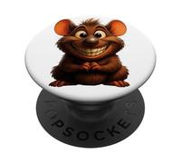 Dolce Mouse Buongiorno Allegro Ridere Sorriso Ufficio Positivo PopSockets PopGrip Adesivo